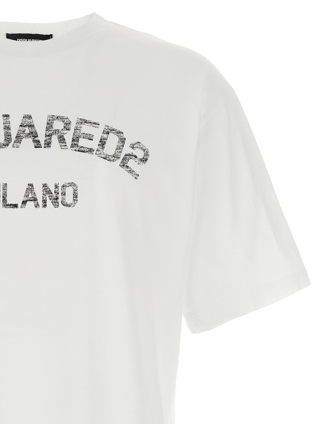 Dsquared2 Loose Fit T shirt - Bianco | dff55e961b4d0b6ce9d2ebd1fdb612f5ee403315
