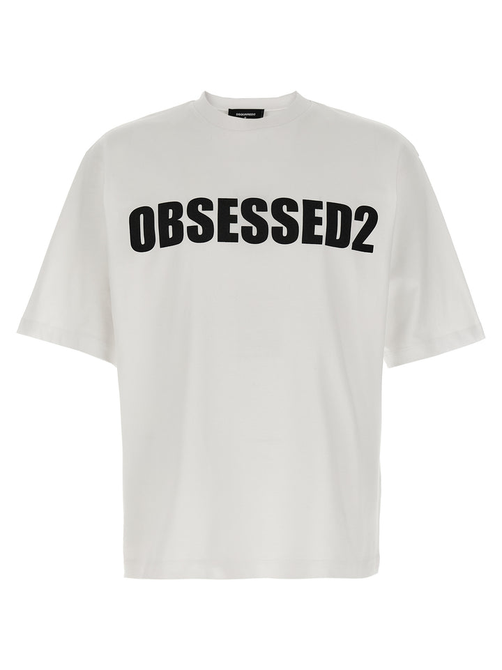Dsquared2 Printed T shirt - Bianco/Nero | 8970f84d482025d072cdc4c53f6bfaa1bab23046
