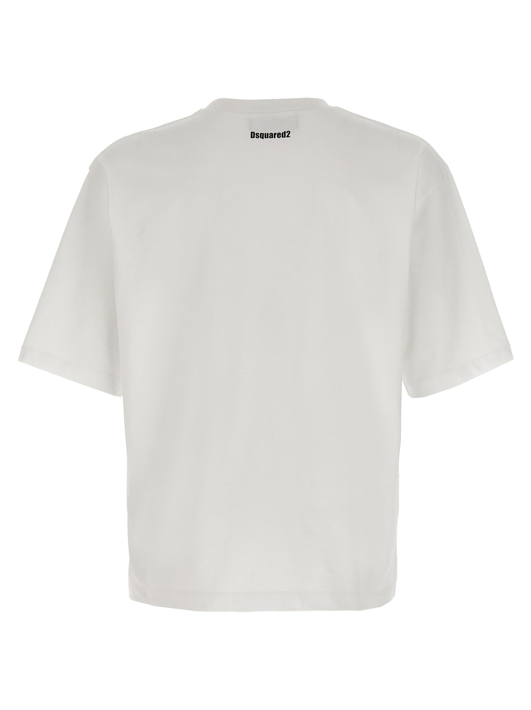 Dsquared2 Printed T shirt - Bianco/Nero | 6b04a90f05c5c8fe3154f26283b118ddfefe5d03