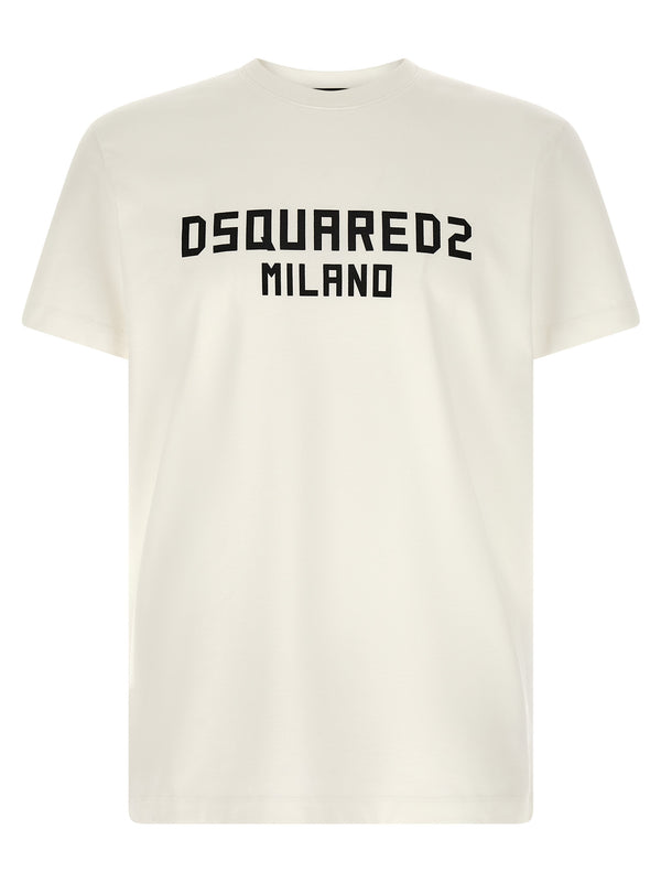 Dsquared2 Milano T Shirt Bianco/Nero