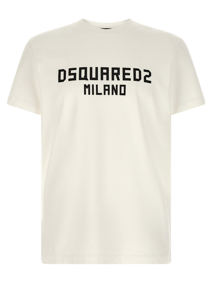 Dsquared2 Dsquared2 Milano T shirt - Bianco/Nero | 40fff0c848e295b0fe4c3d9118c137f91d918f74