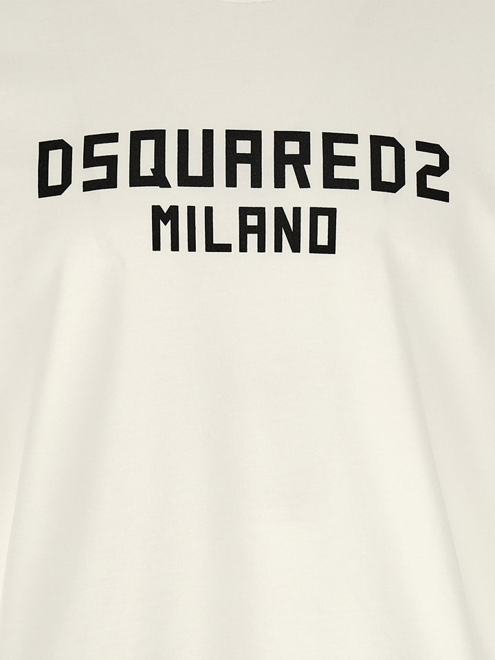 Dsquared2 Dsquared2 Milano T shirt - Bianco/Nero | ad53d8067831849242fc6acf1793c4e66b2756cc