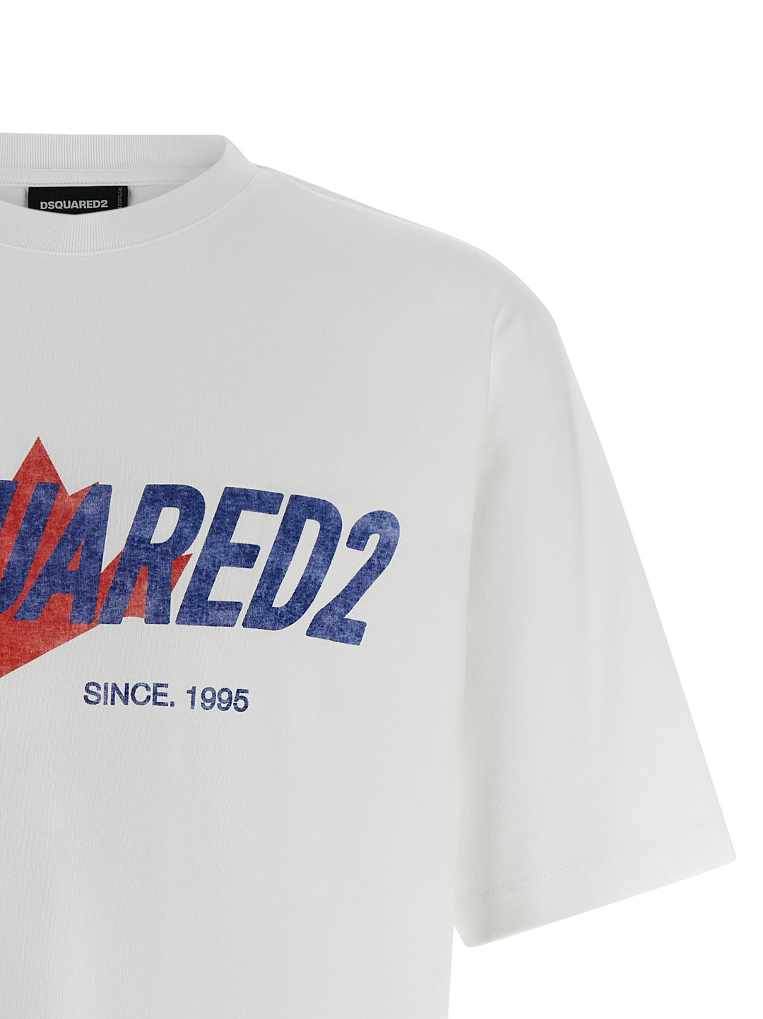 Dsquared2 Rider T shirt - Bianco | 9fbb68f97297fcaf1af7d7cb8b44e125643e7b3d