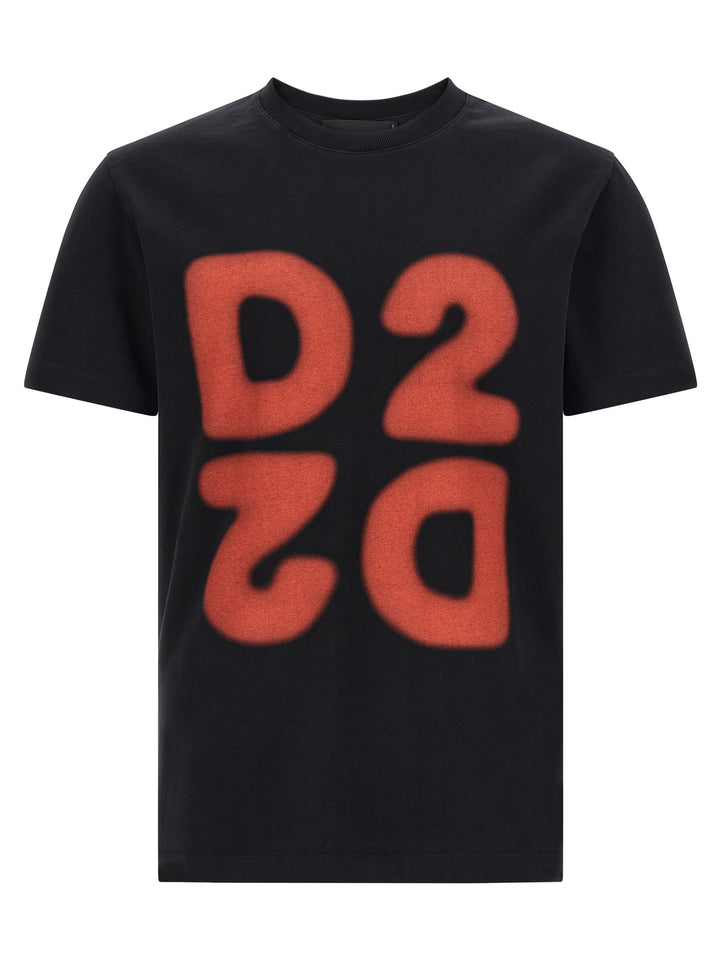 Dsquared2 Printed T shirt - Nero | 24a1b36c70afac0f4c209d43cb5a8a9c6fd18b6a