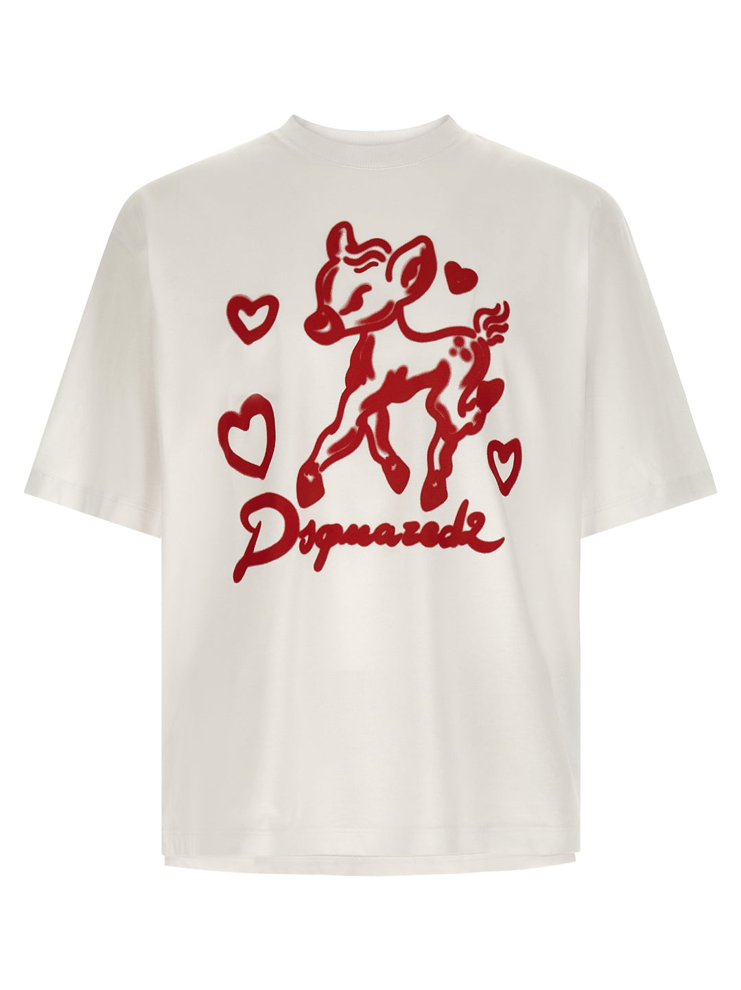 Dsquared2 Printed T shirt - Rosso | 9f0afc52f423fd2a74eceb554b7582cb0fec88fa