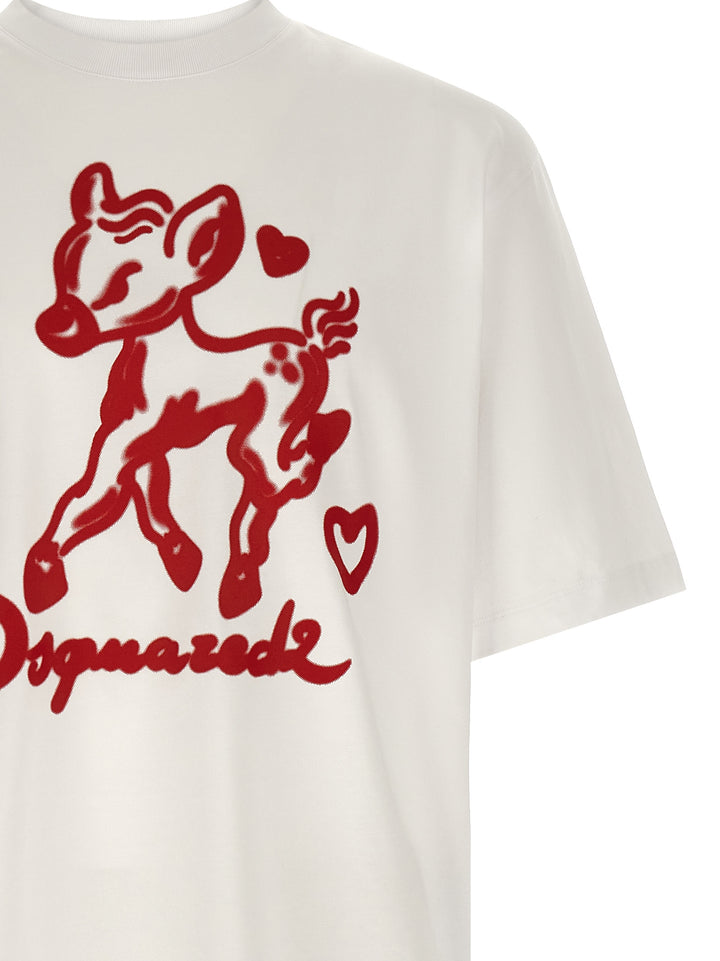 Dsquared2 Printed T shirt - Rosso | f0704b9787b5638666da6d4831d58d6eb29db02b