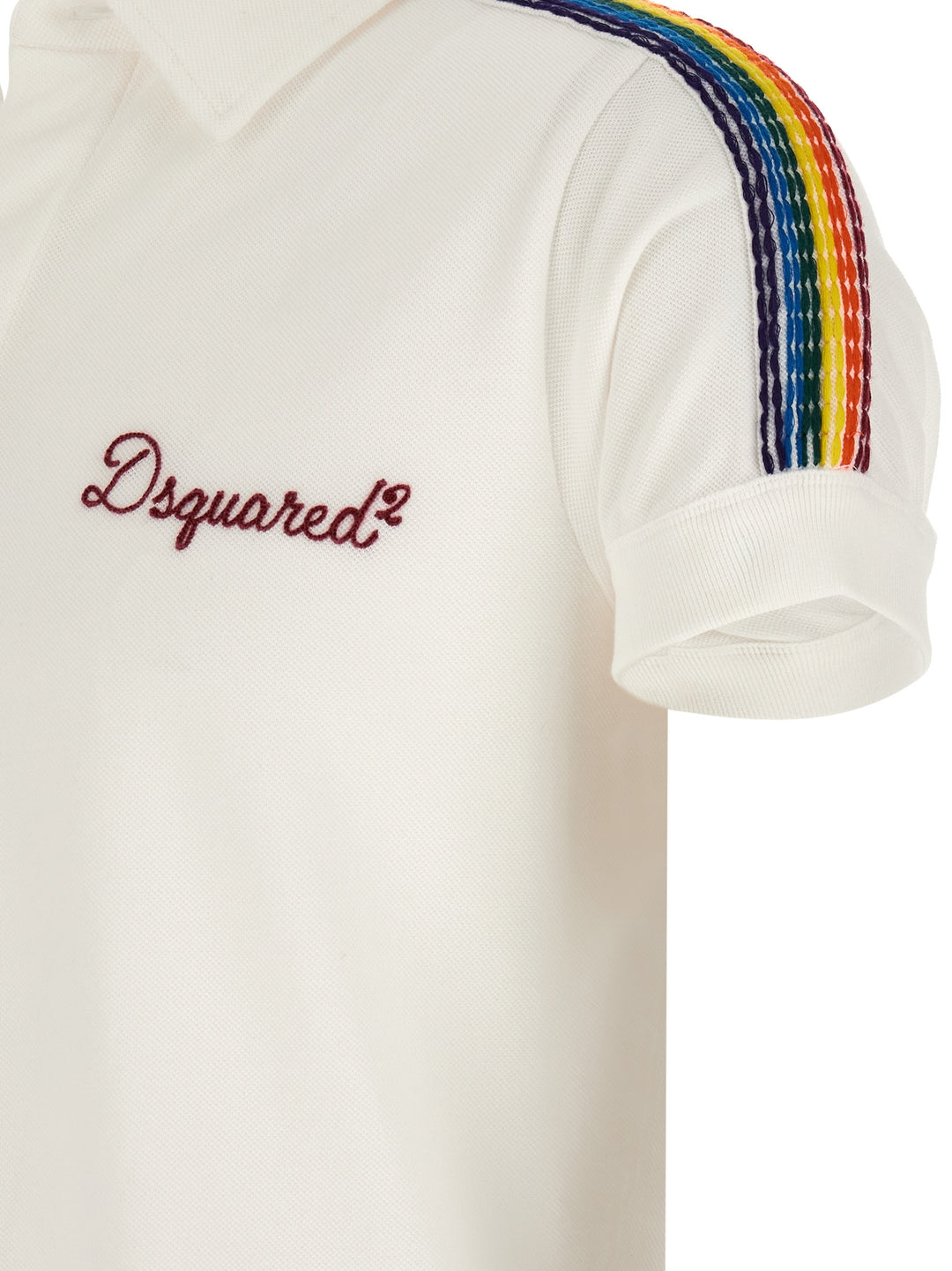 Dsquared2 Be Proud Polo - Bianco | 0feae98443547384cc792e598eebb7f39c410ad4