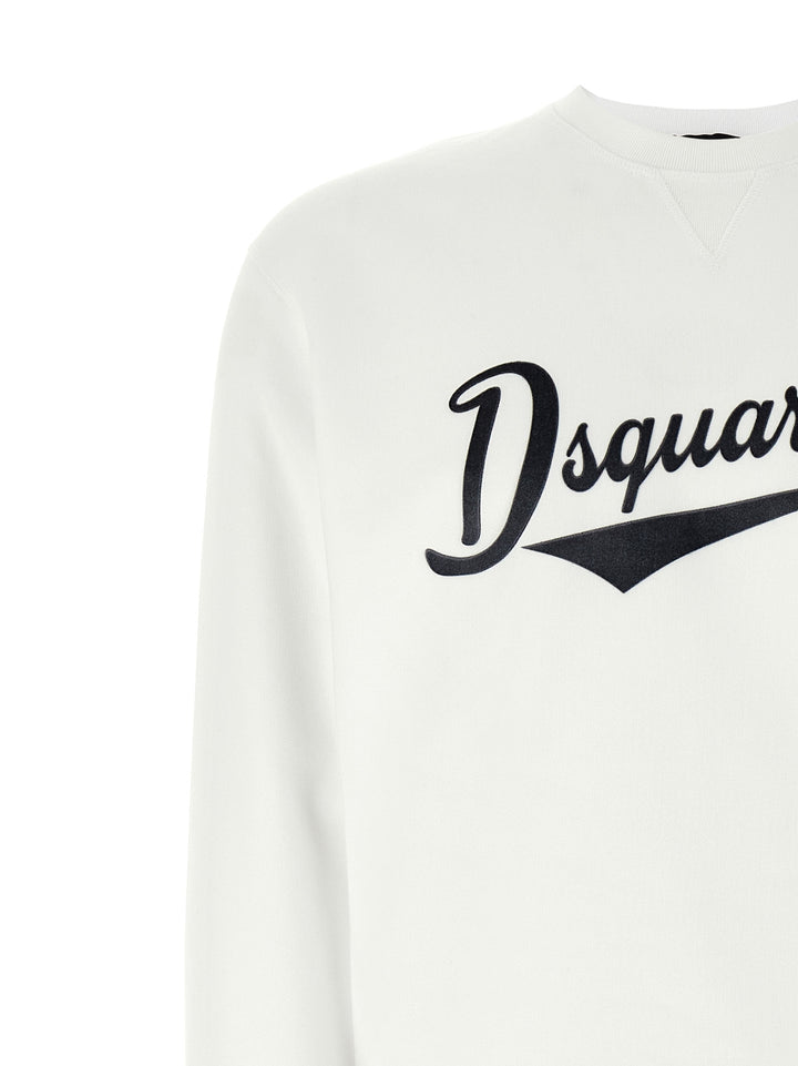 Dsquared2 Cool Fit Felpe - Bianco | bade9cc212c3ed531a1828af09b800f683b90132