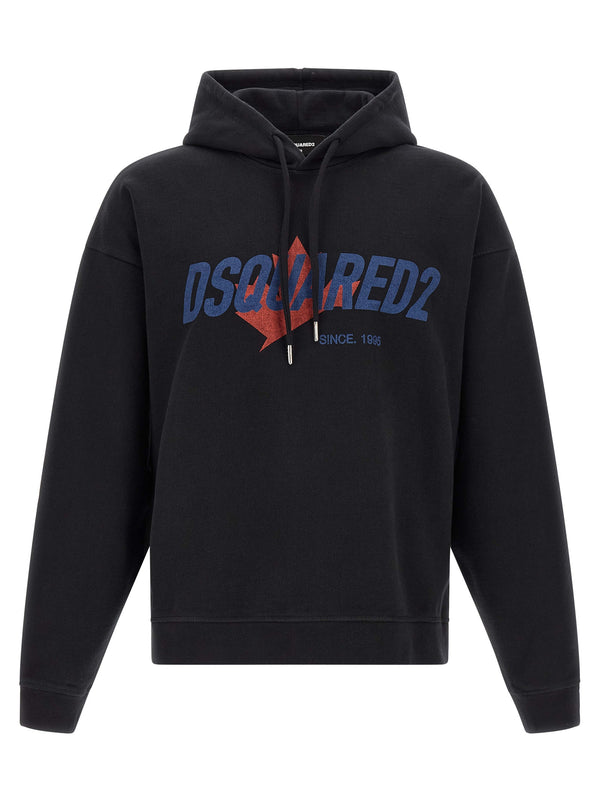 Dsquared2 Logo Felpe Nero