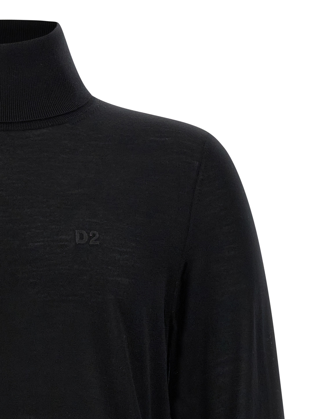 Dsquared2 Wool Turtleneck Sweater Maglioni - Nero | a458192111f88958e8a934f9d552f79c52ad1bf3