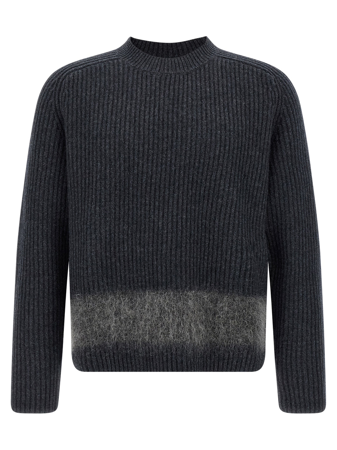 Dsquared2 Carded Wool Insert Sweater Maglioni - Grigio | 099044106af3244c32f3a5ba9504537fbb84bbed