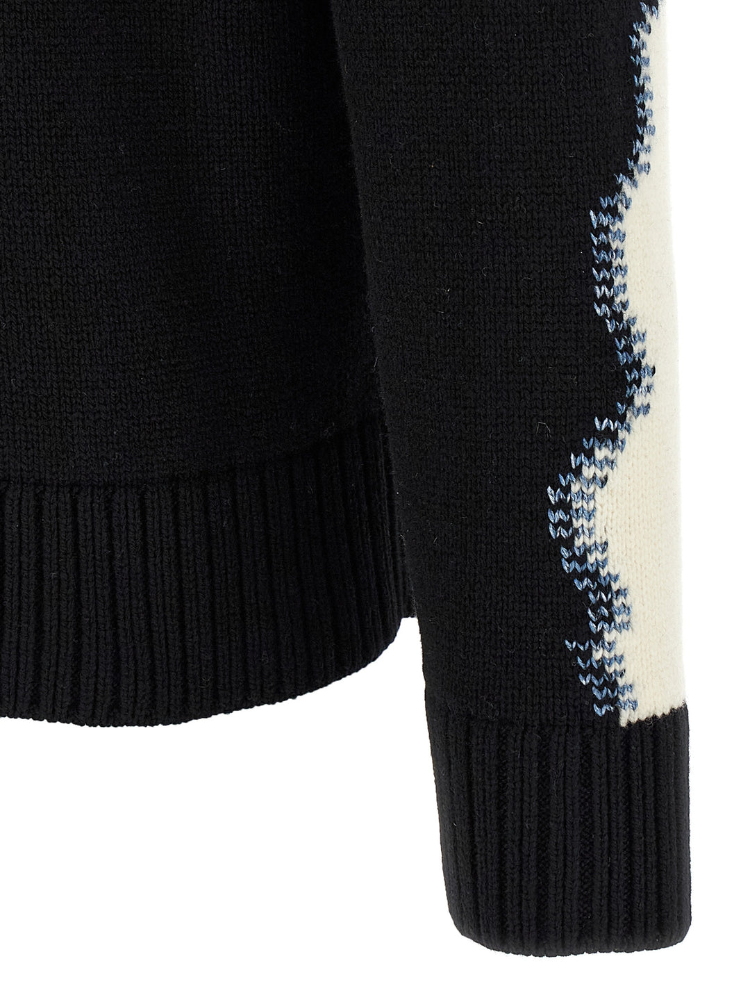 Dsquared2 Two-Tone Sweater Maglioni - Bianco/Nero | 2bba87330d9d5938266a604f9e61dcae7185f58e