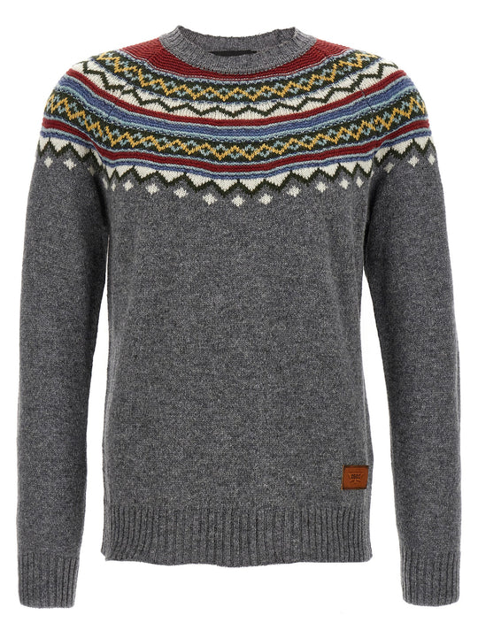Intarsia Sweater Maglioni Multicolor