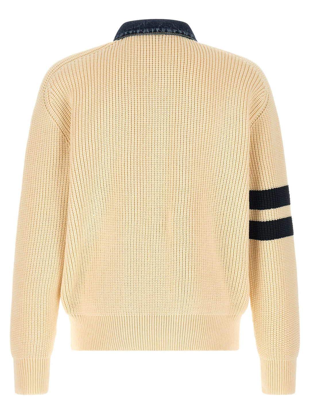 Dsquared2 Denim Mix D2 Maglioni - Beige | 16f271cd6923e23cb57e90a7741f76f2b03fa80b