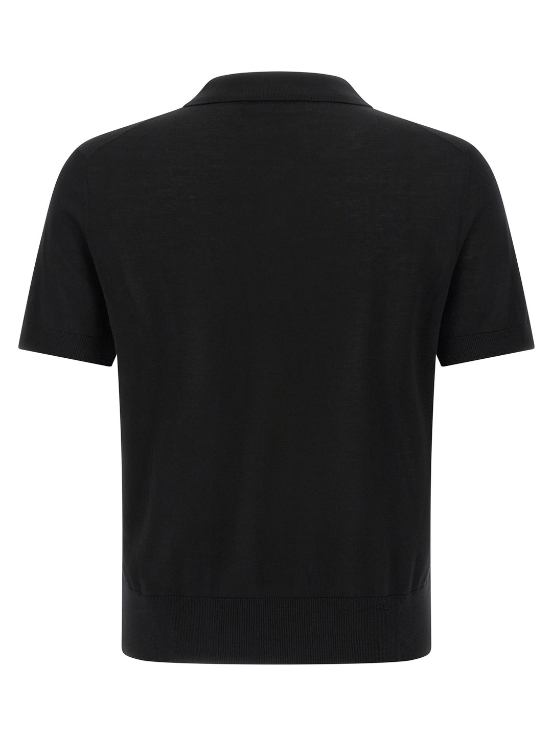 Dsquared2 Wool  Shirt Polo - Nero | 7ac488b1e86e03777af125a5cc2eeba781f2e9e2
