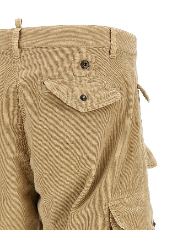 Dsquared2 Multipocket Pantaloni - Beige | f5771437a97f1444a7d6de191ac7c81589bf80f7