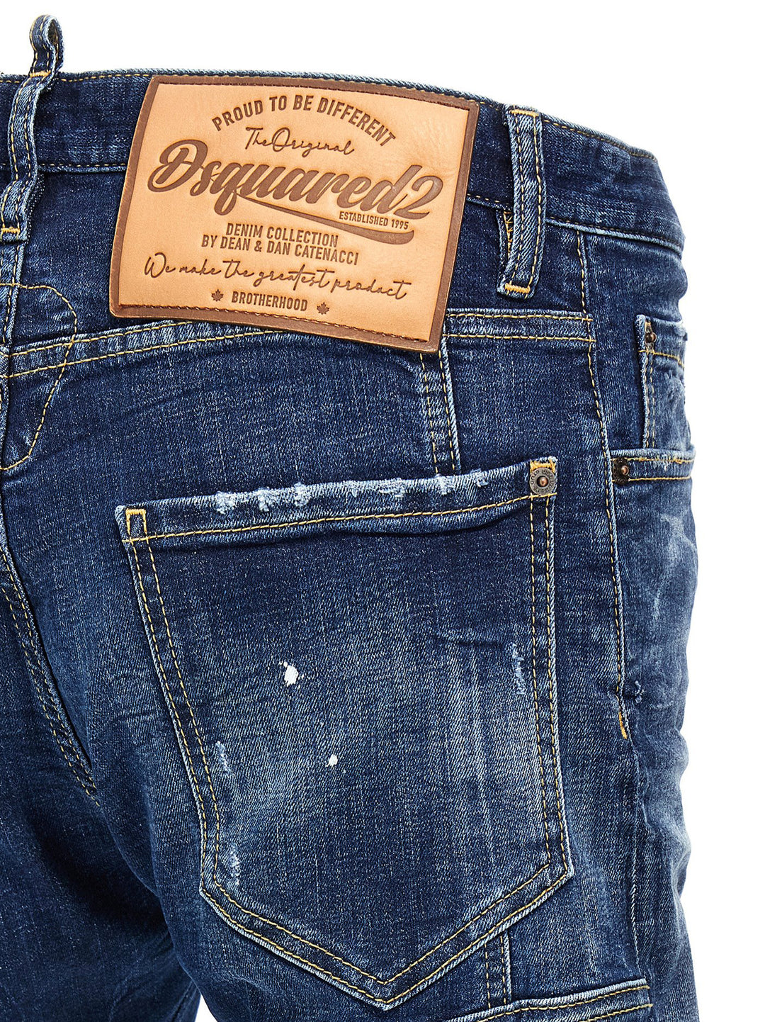 Dsquared2 Tidy Biker Jeans - Blu | 8717940aca96703a1c15c1fb16cb18e7f7ccd951