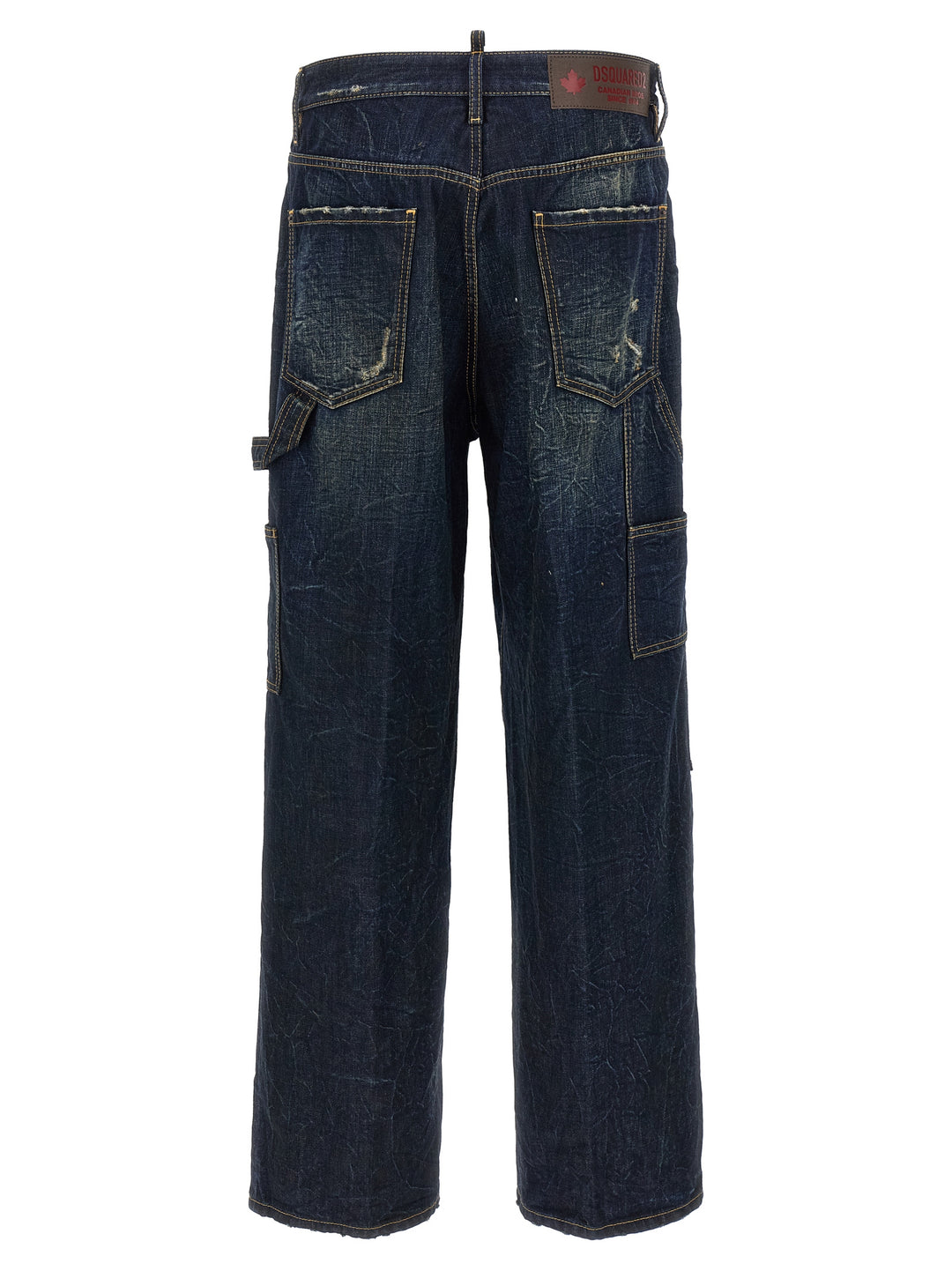 Dsquared2 Loose Carpenter Jeans - Blu | 76bde61a2e731e52a2a3e941ad83292ac5043f9f