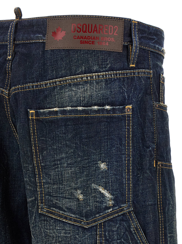 Dsquared2 Loose Carpenter Jeans - Blu | dcfe474341965905fb5112e8ce3fcf90239f2f0a