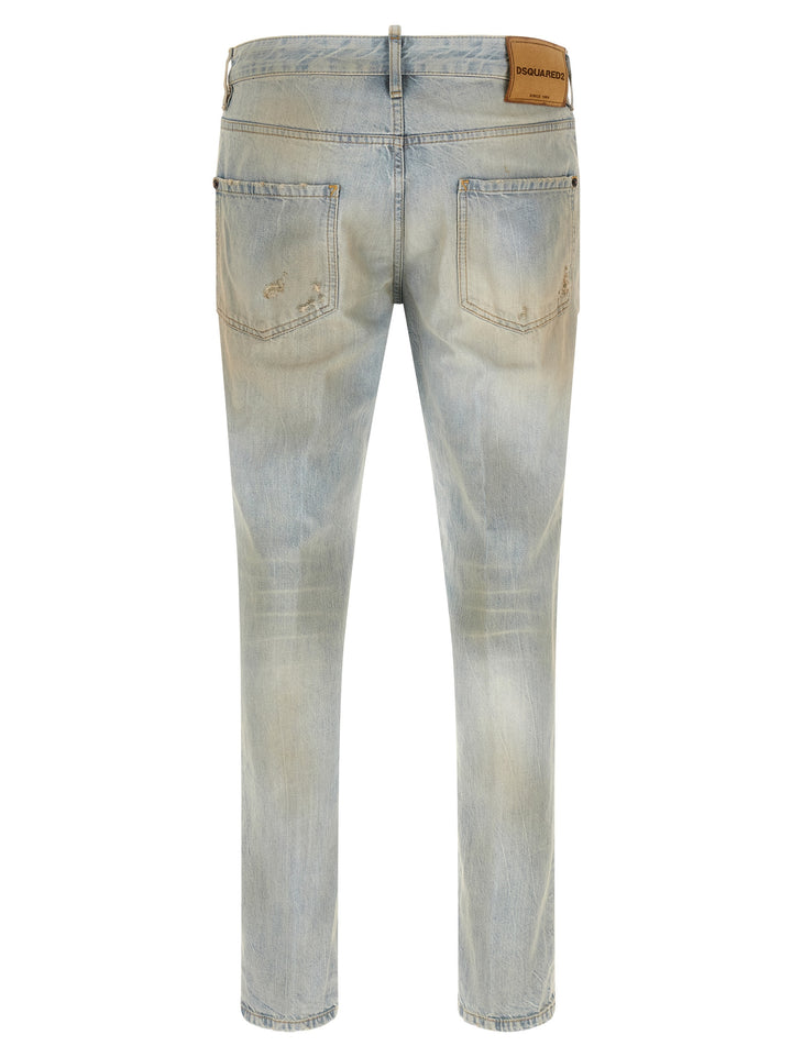 Dsquared2 Teddy Jeans - Celeste | 62620b4a56cf8d4a15576db9149d5d6429e68249