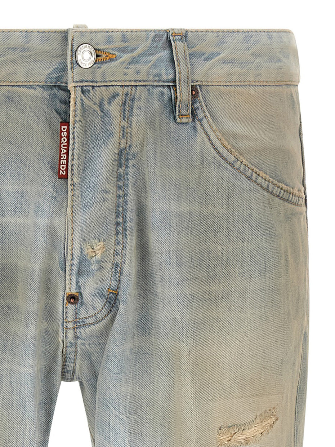 Dsquared2 Teddy Jeans - Celeste | 50bdb3167b701b08bfe3b00037200629dcc047c5