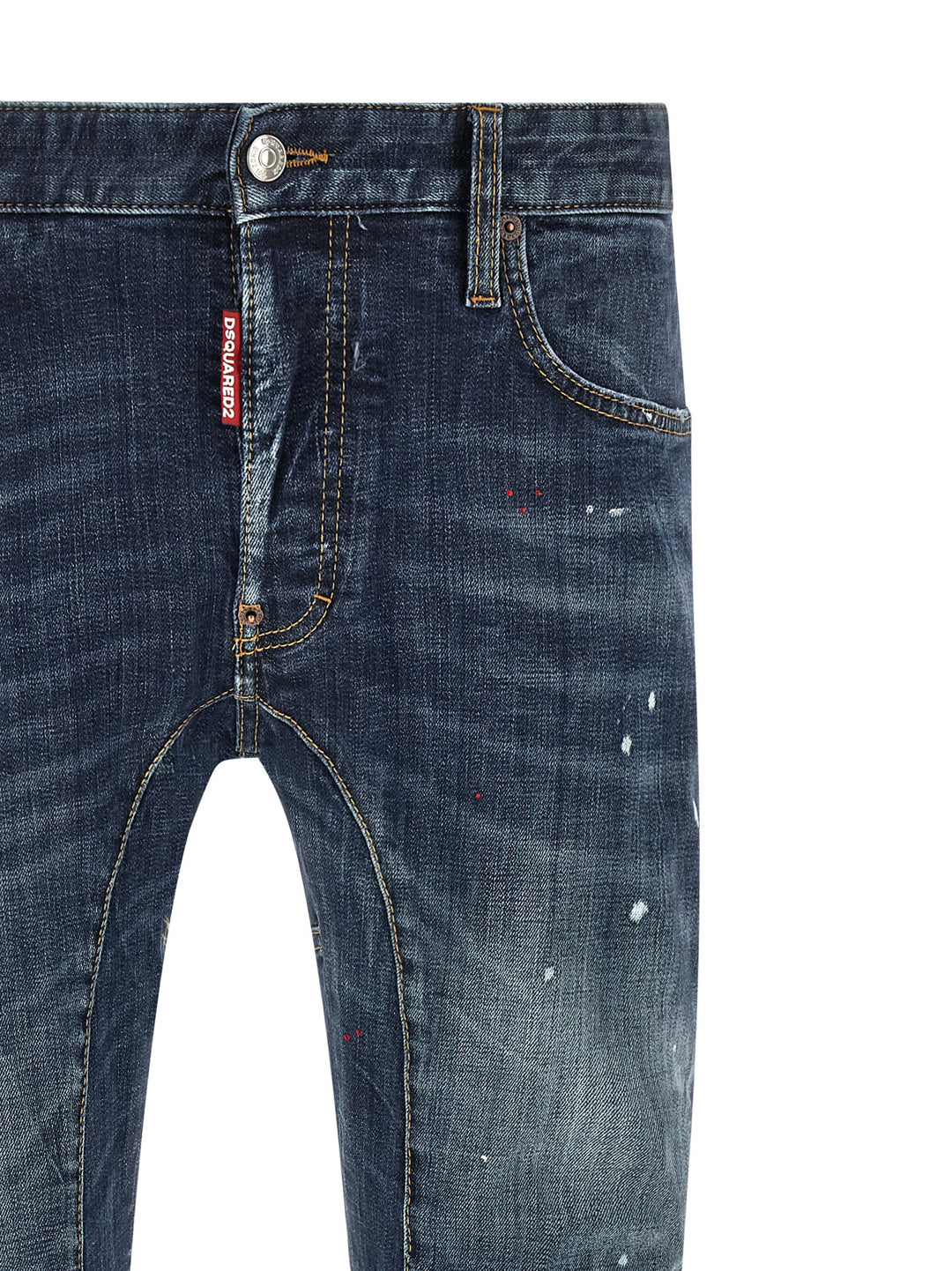 Dsquared2 Tidy Biker Jeans - Blu | f2dcbe69bc452b58a788eaad93bfadf0bc4261ae