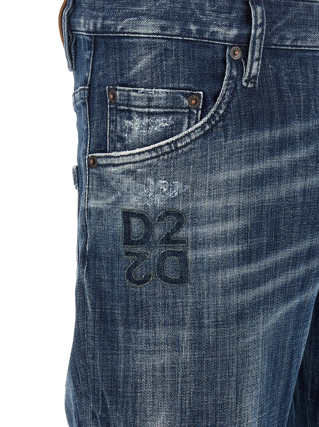 Dsquared2 Skater Jeans - Blu | c9137021aadc63aae4b2bcfdff50eac2ed2085f0