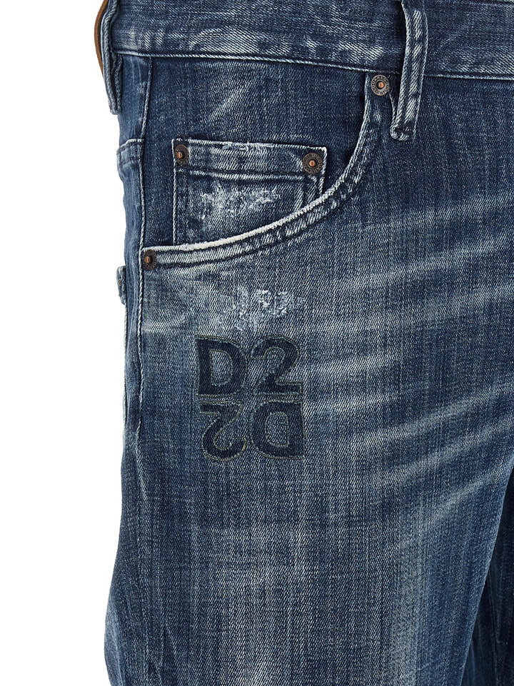 Dsquared2 Skater Jeans - Blu | c9137021aadc63aae4b2bcfdff50eac2ed2085f0