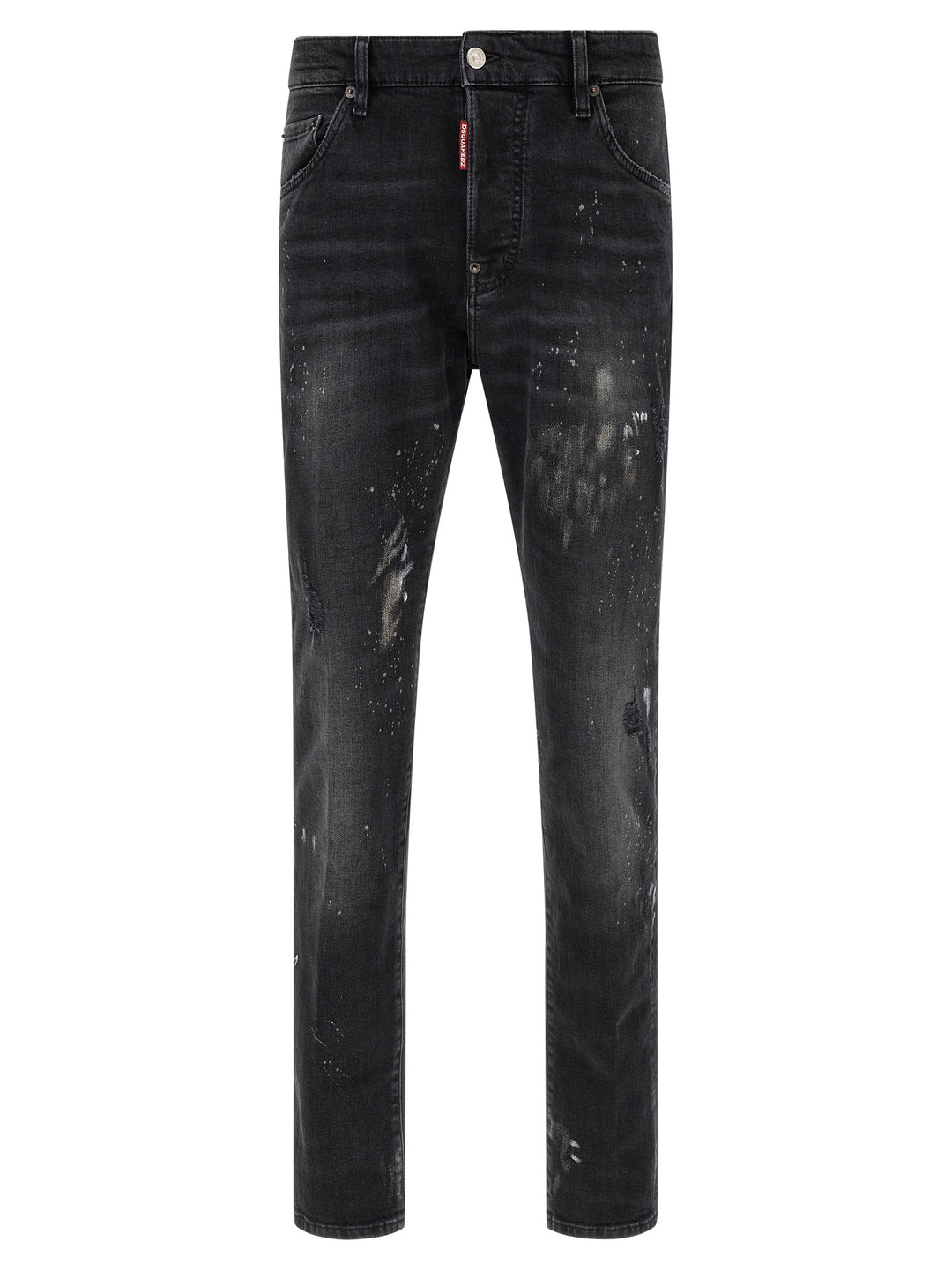 Dsquared2 Splatter Paint Jeans - Nero | 69607d7012de048a692e027c21ffc265a5752e75