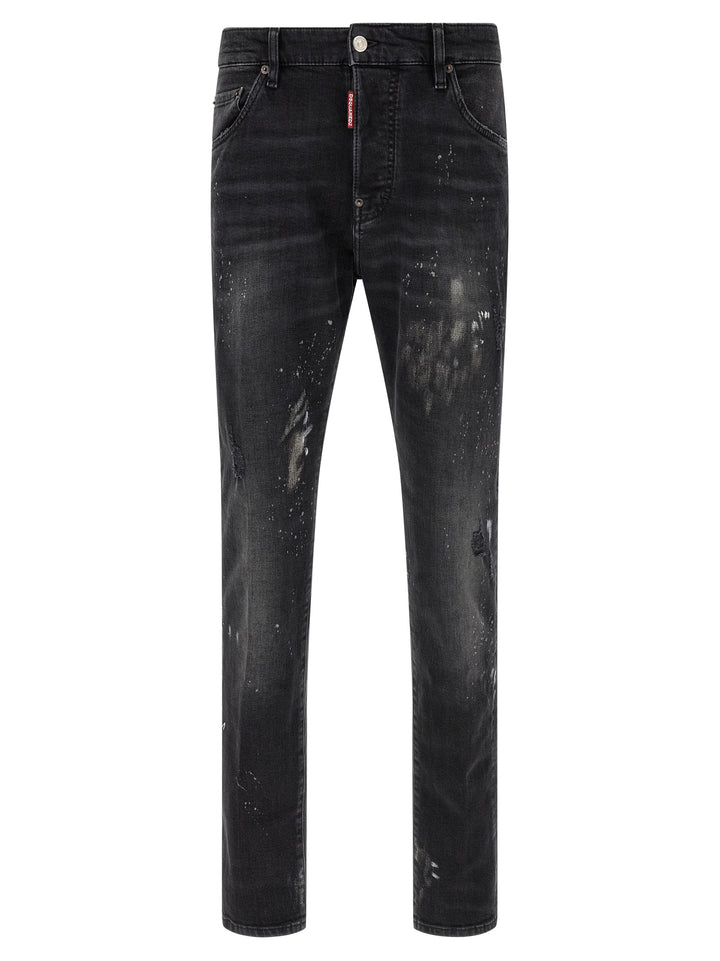 Dsquared2 Splatter Paint Jeans - Nero | 69607d7012de048a692e027c21ffc265a5752e75