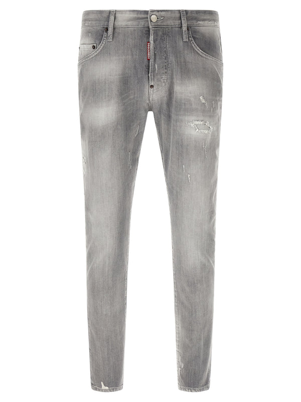 5 Tasche Jeans Grigio