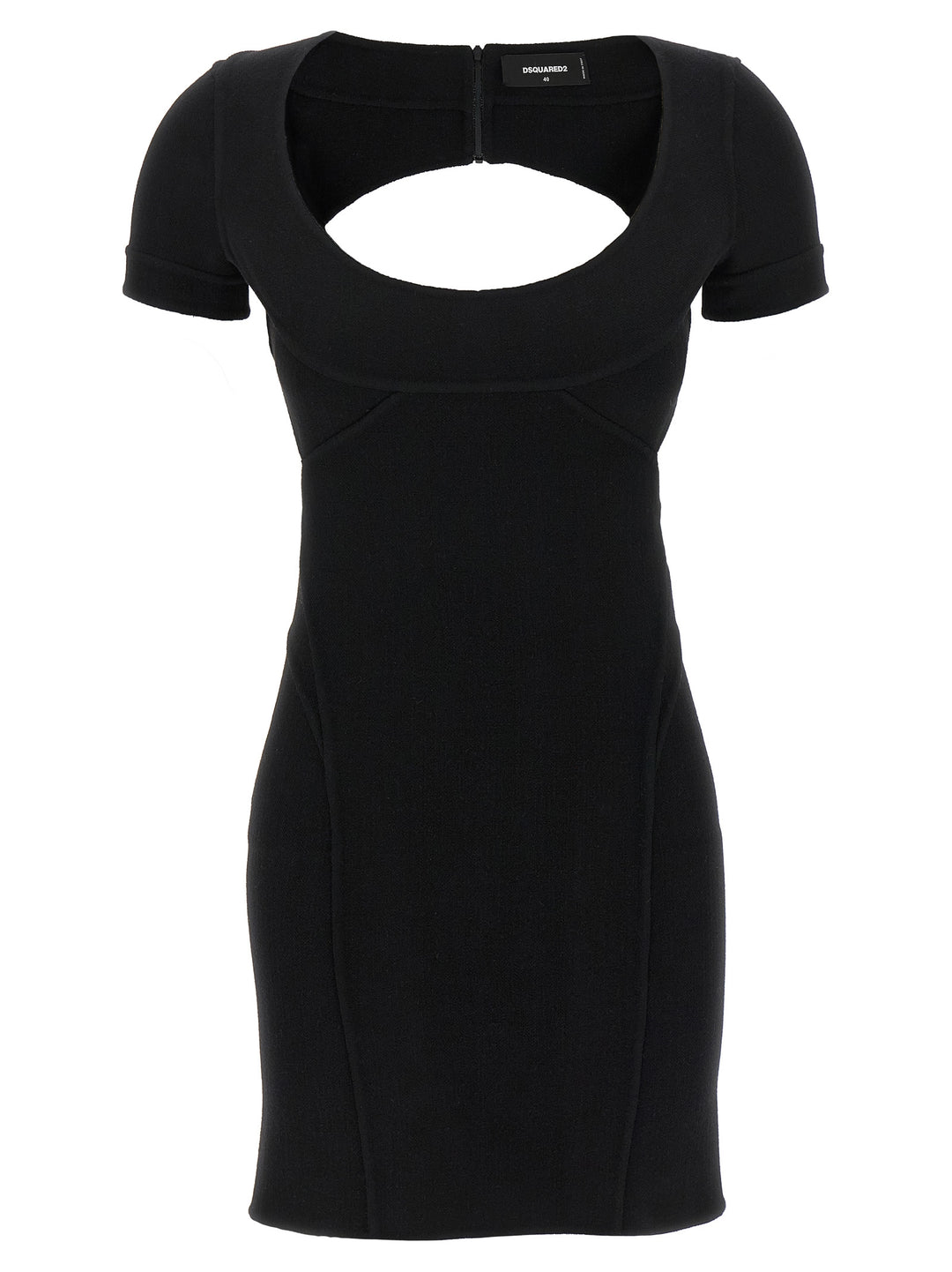 Dsquared2 Bodycon Cut Out Abiti - Nero | 58d4a7b0c9dad8edacbebf11cd3c9439fb935d4b