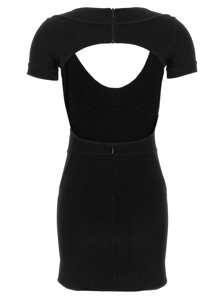 Dsquared2 Bodycon Cut Out Abiti - Nero | c74052e2e3c6cc07596c241d30405a1d52d8f83f