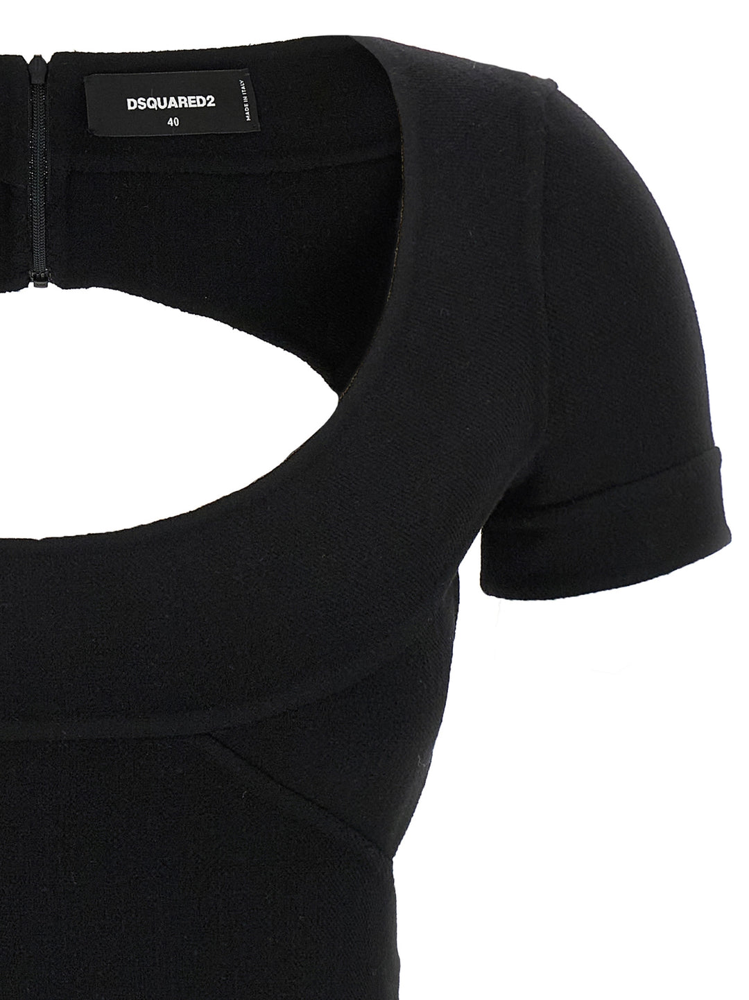 Dsquared2 Bodycon Cut Out Abiti - Nero | 01ee8e74034dab9fac43c82c23fc80baaaef07aa