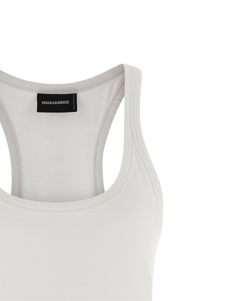 Dsquared2 Sexy Abiti - Bianco | fd7e51b30dd26e7fb1b626db9cb4bbeb16df93b6
