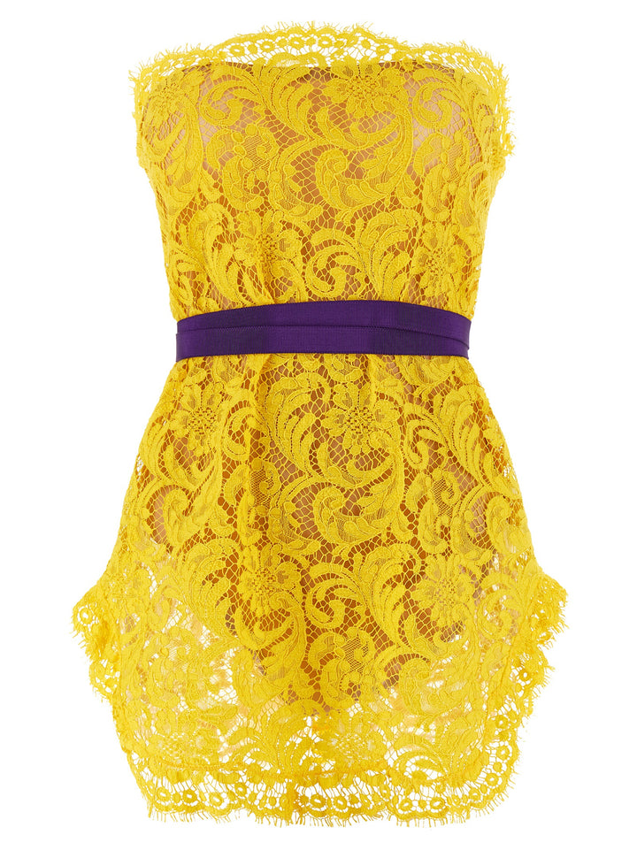Dsquared2 Sophie Lace Abiti - Giallo | 2723a288bc203c042f33e5e88e407600346679cb