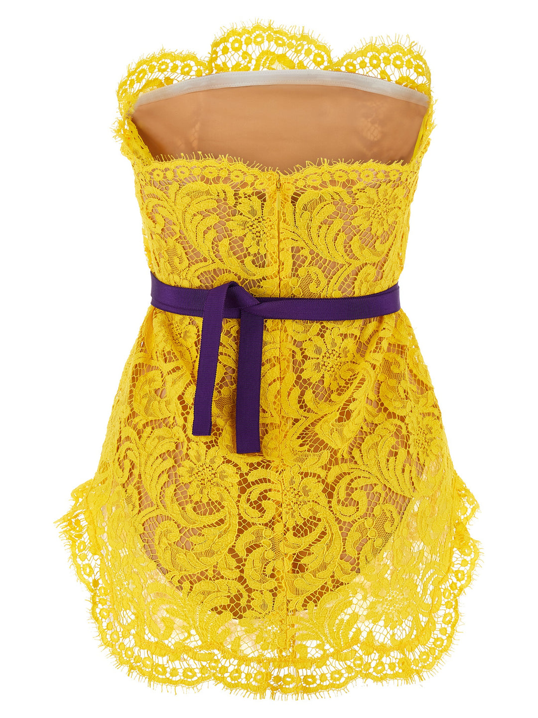 Dsquared2 Sophie Lace Abiti - Giallo | 55ad9f6289037897f260998750420b5f7c12b7d5