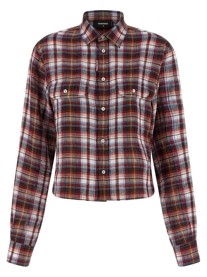 Dsquared2 Check Baby Camicie - Rosso | 72127db9695ca317616ead108f1799a104477d4f
