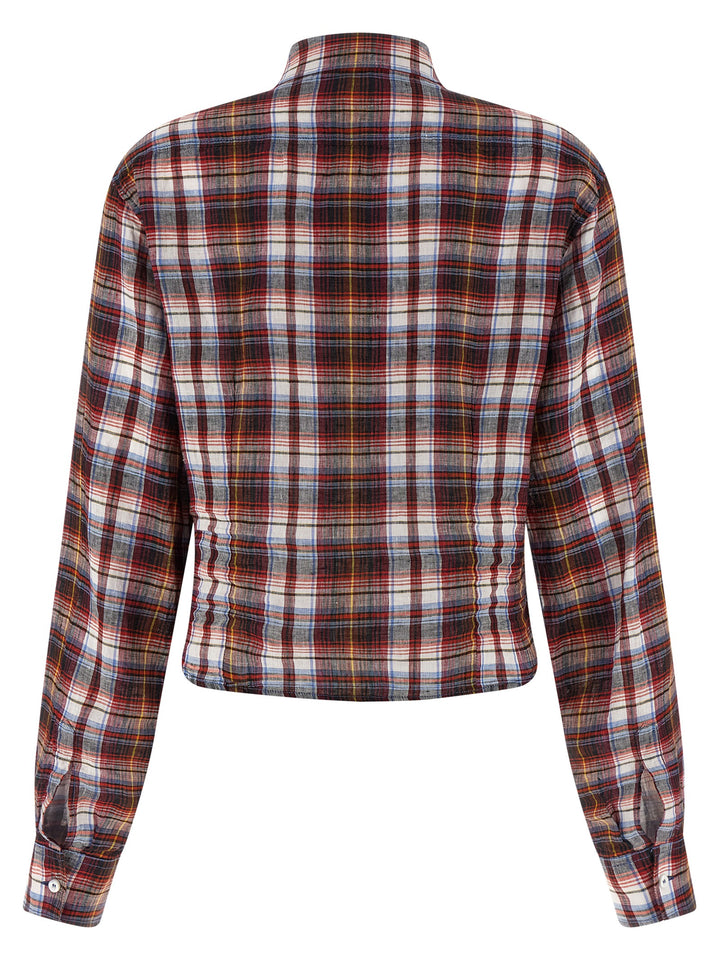 Dsquared2 Check Baby Camicie - Rosso | 0bbbc3b31183fa7e45a59745068bbaa72eb7148b