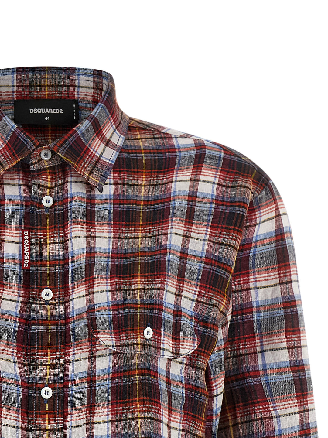 Dsquared2 Check Baby Camicie - Rosso | 3ae4a6815c74a3694b44ec0bc1be15f773a9f22f