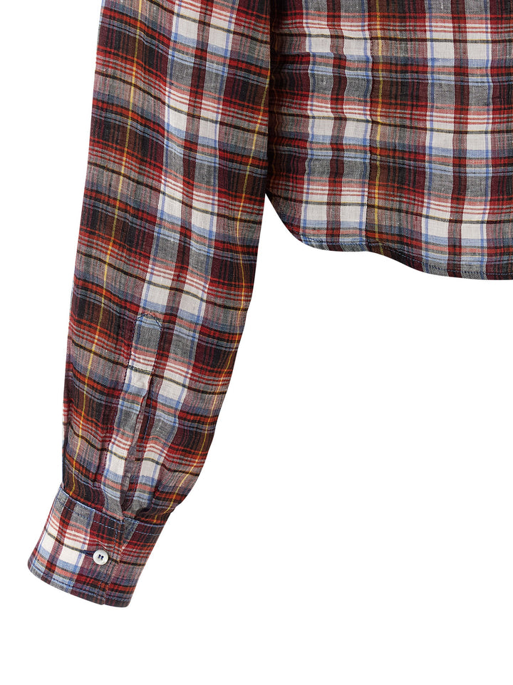 Dsquared2 Check Baby Camicie - Rosso | 3dc97dedbdf1e75947340cd6a5d2148dabeab5fe