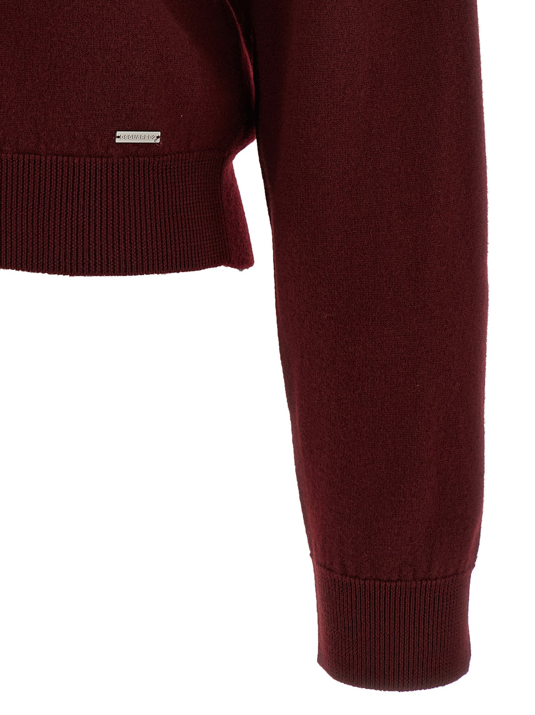 Dsquared2 Cropped Sweater Maglioni - Bordeaux | 2b4f46f10042a753f3988c47a1eac4335084ba11