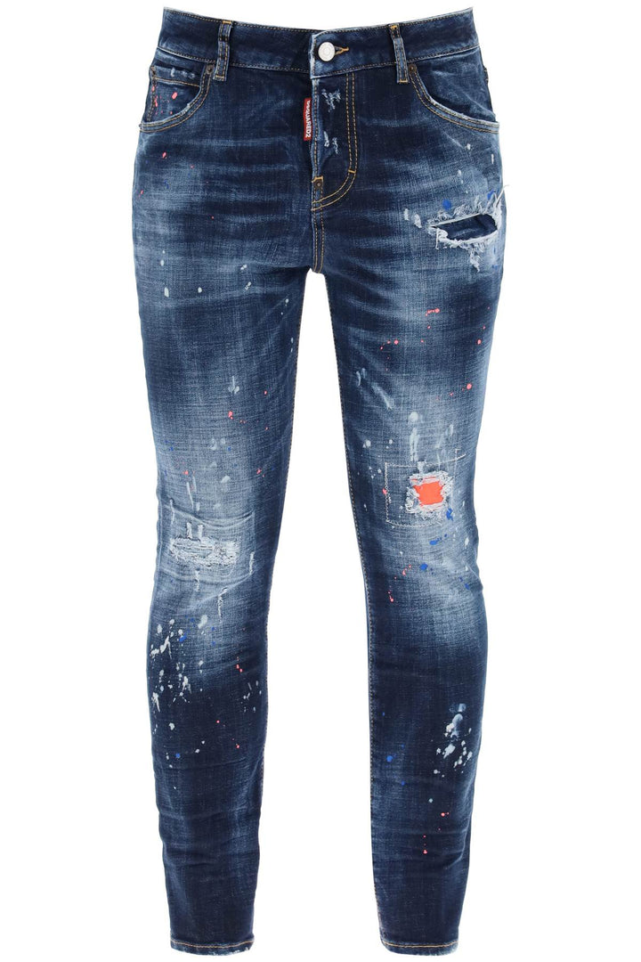 Jeans Dark Neon Splash Wash 642