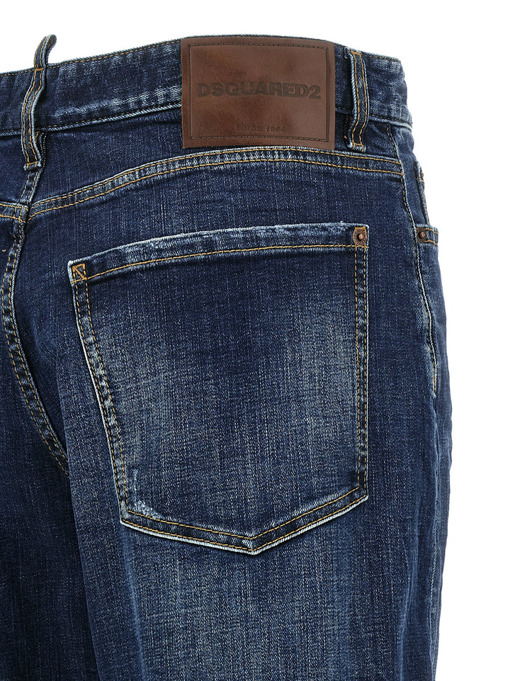 Dsquared2 Loose Twist Jeans - Blu | 50492f29be92f3b6a1788da878e209e91e32c378