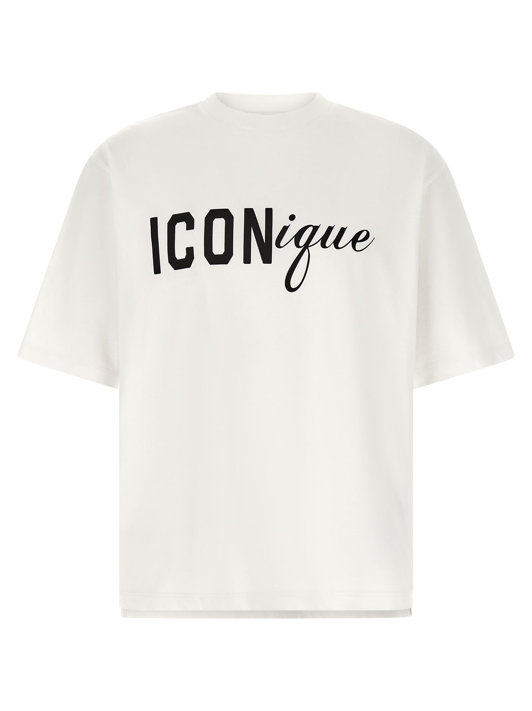 Dsquared2 Iconique T shirt - Bianco | 46eac8a81b1da42c10b3a231c59dae630ca01fb3