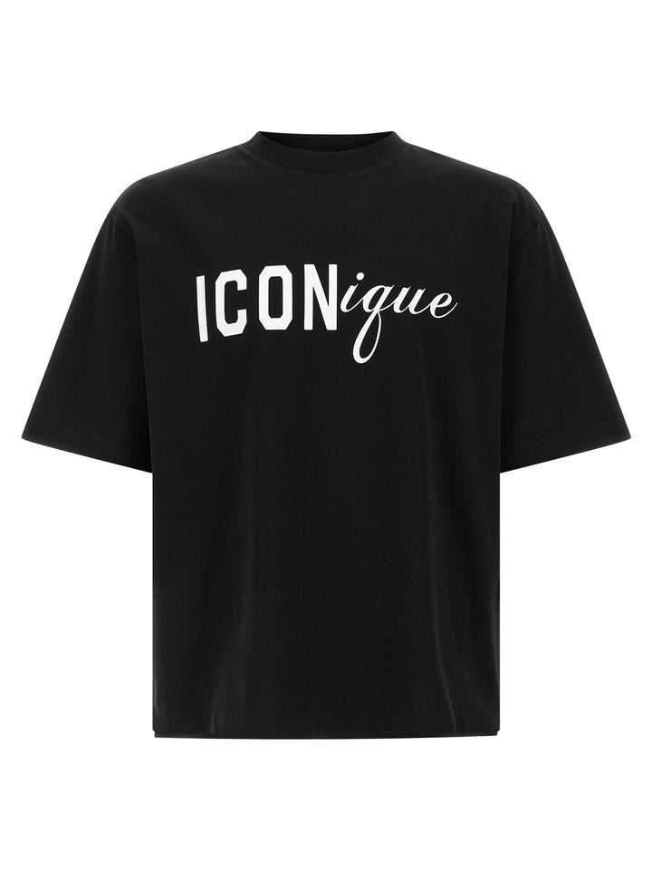 Dsquared2 Iconique T shirt - Nero | cec047130b95e7a81876fe6da40842e3925464ee
