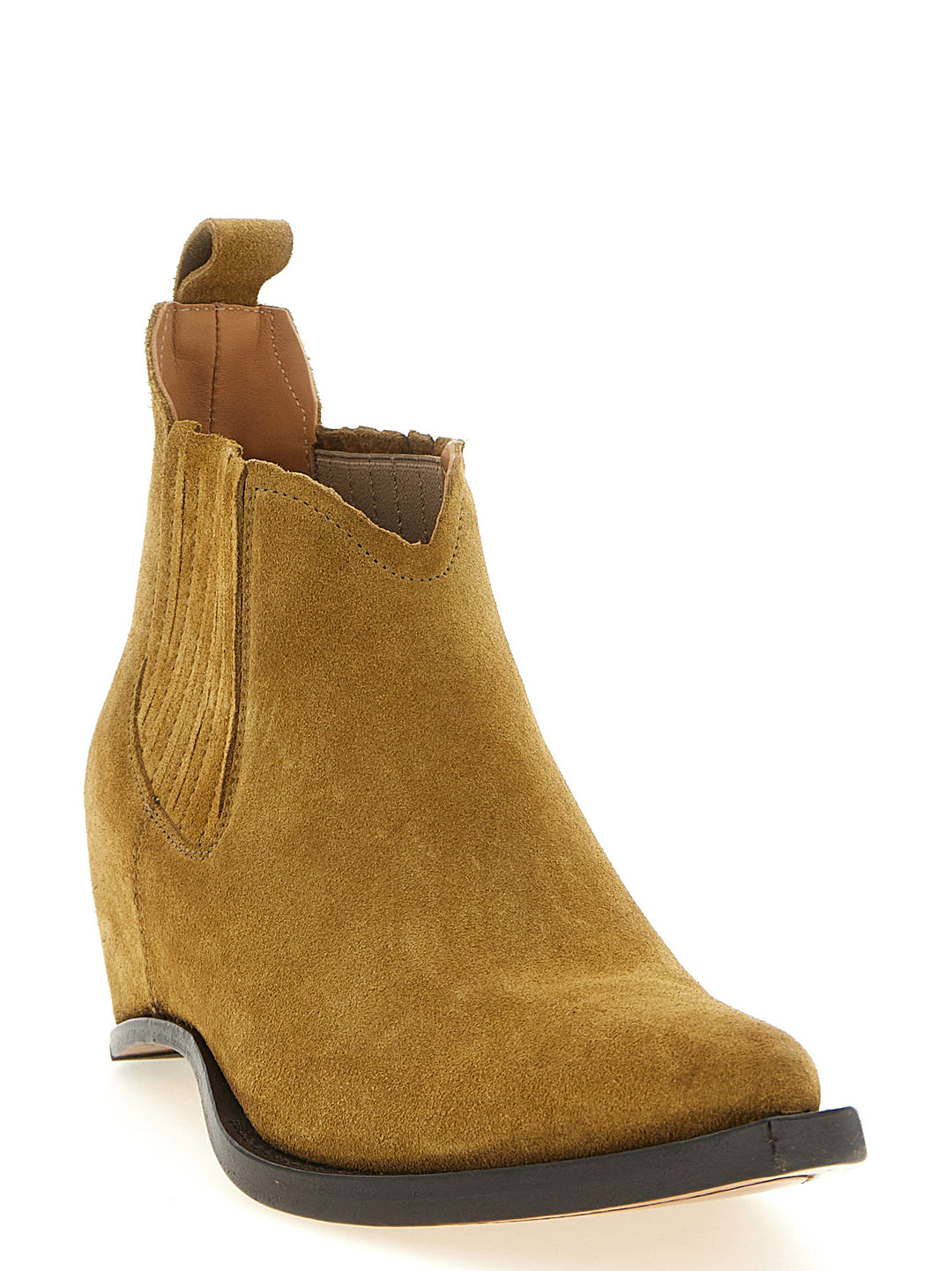 Maison Margiela Western Chelsea Heel-Less Stivali e Stivaletti - Marrone | 5f7496c9c56448b2dff09833995fc11e00fcbe68
