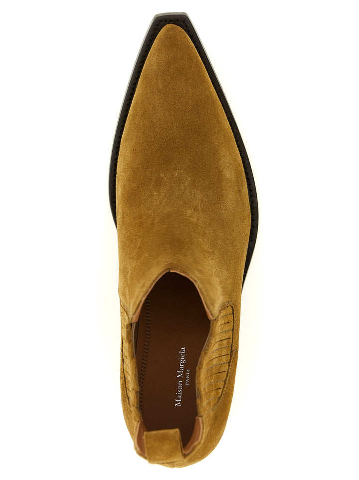 Maison Margiela Western Chelsea Heel-Less Stivali e Stivaletti - Marrone | 9a1b1694c653c4ad4da396ab3cd7a3271914d795