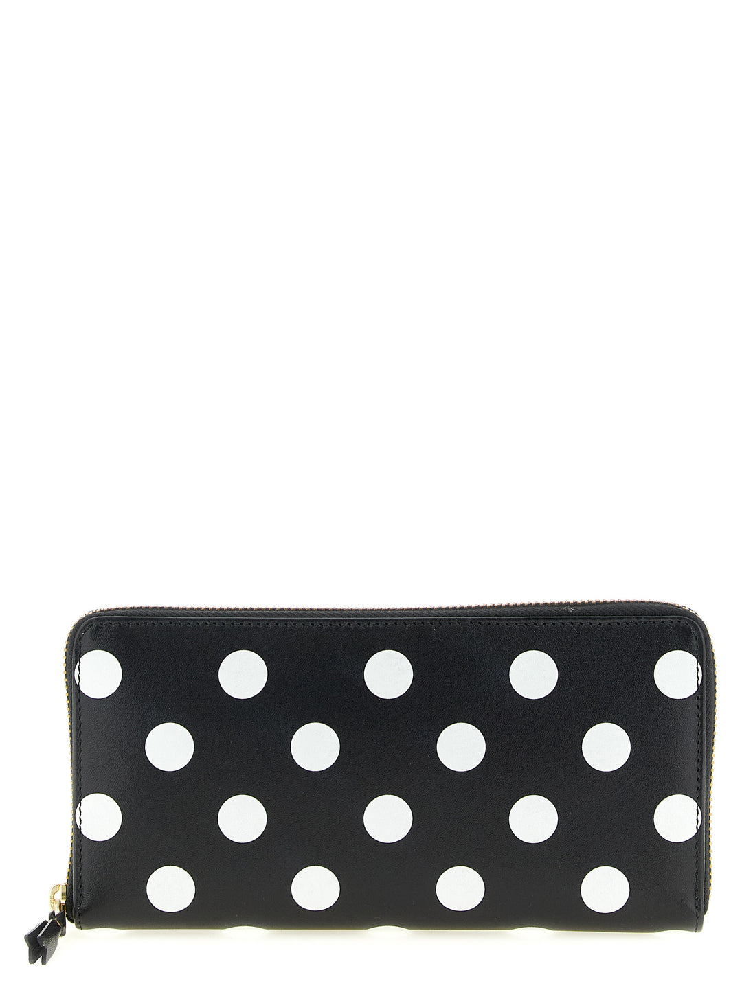 Comme Des GarçOns Wallet Polka Dots Printed Portafogli - Bianco/Nero | a6bc2e5db7aa90c74f34d88b956b5be9a9a6ea78