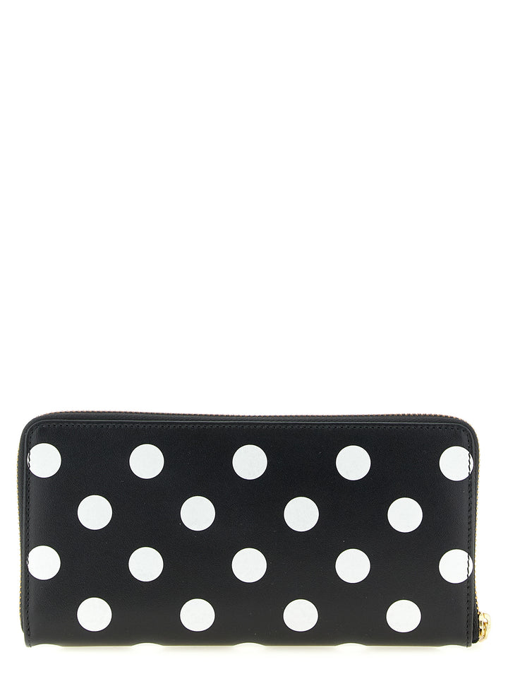 Comme Des GarçOns Wallet Polka Dots Printed Portafogli - Bianco/Nero | aa8e0c41d362d0e41c651c1d7602720747a300af